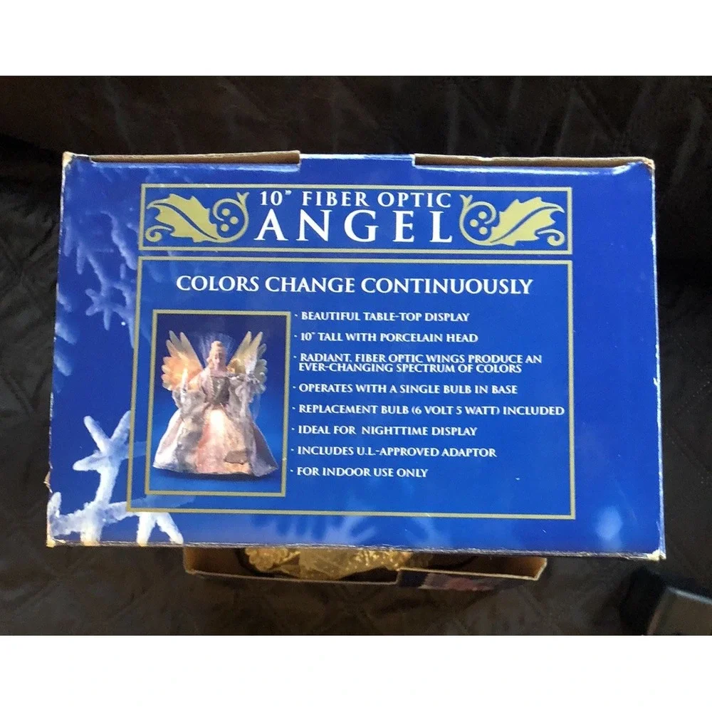 Vintage Fiber Optic Christmas Angel 12